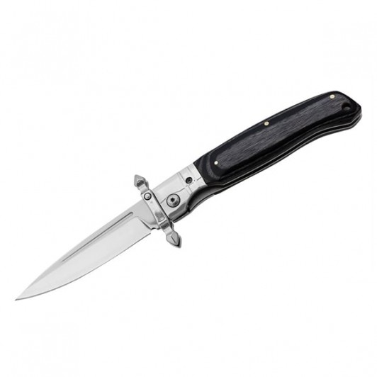 Briceag pliabil DEPOX®, lamă oțel inoxidabil 420, mâner lemn și metal, 23.5 cm Briceag pliabil DEPOX®, lamă oțel inoxidabil 420, mâner lemn și metal, 23.5 cm