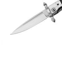 Briceag pliabil DEPOX®, lamă oțel inoxidabil 420, mâner lemn și metal, 23.5 cm Briceag pliabil DEPOX®, lamă oțel inoxidabil 420, mâner lemn și metal, 23.5 cm