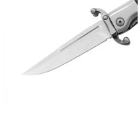 Set doua bricege pliabile DEPOX®, lamă din oțel inoxidabil 420, mâner lemn și metal, 23.5 cm, negru