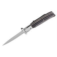 Set de doua bricege DEPOX®, lamă oțel inoxidabil 420, mâner lemn și metal, 23.5 cm