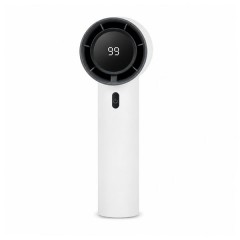 Ventilator Turbo Portabil DEPOX®, 99 Viteze cu Afișaj LED – Reîncărcabil USB, alb
