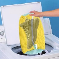 Set de doi saci pentru spalarea incălțămintei  DEPOX®, Protecție și Curățare Eficientă, Galben