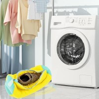 Set de doi saci pentru spalarea incălțămintei  DEPOX®, Protecție și Curățare Eficientă, Galben