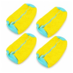 Set de patru saci pentru spalarea incălțămintei  DEPOX®, Protecție și Curățare Eficientă, Galben