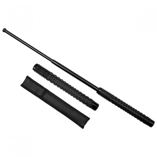 Baston telescopic pliabil, DEPOX®, 52 cm, maner antiderapant, husa inclusa, negru Baston telescopic pliabil, DEPOX®, 52 cm, maner antiderapant, husa inclusa, negru