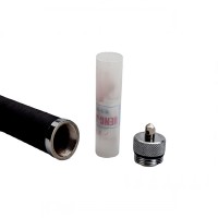 Set cutit tactic de vanatoare si spray paralizant chili, DEPOX®, 39.5 cm, negru
