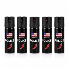 Set 5 bucati Spray paralizant chili, DEPOX®, 60 ml, husa inclusa Set 5 bucati Spray paralizant chili, DEPOX®, 60 ml, husa inclusa