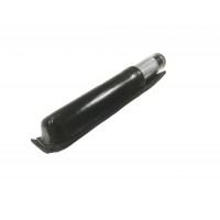 Set baston telescopic din otel, argintiu, 64 cm si box craniu argintiu