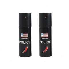 Set 2 bucati Spray paralizant chili USA Police, DEPOX®, 60 ml
