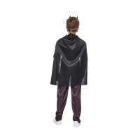 Set costum carnaval Batman cu muschi si masca plastic, 22 cm x 15 cm pentru copii DEPOX®, 5-7 ani, g