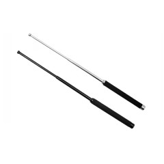 Set doua bastoane telescopice pliabile, DEPOX®, 51 cm, maner antiderapant, argintiu/negru Set doua bastoane telescopice pliabile, DEPOX®, 51 cm, maner antiderapant, argintiu/negru