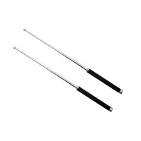 Set doua bastoane telescopice pliabile si spray paralizant chili DEPOX®, 65 cm/ 60 ml , argintiu, hu