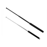 Set doua bastoane telescopice pliabile si spray paralizant chili, DEPOX®, 64 cm/ 51 cm/ 60 ml, maner