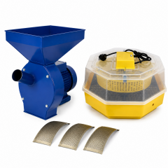Set moara cereale pentru cereale/stiuleti si incubator electric pentru oua, Cleo, model 5 DEPOX®, ga Set moara cereale pentru cereale/stiuleti si incubator electric pentru oua, Cleo, model 5 DEPOX®, ga