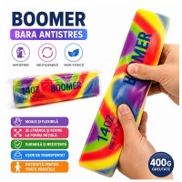 Jucărie Antistres Squishy Boomer Rainbow  DEPOX®, 400 g, multicolor