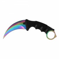 Set topor Survivor, spray paralizant si cutit karambit DEPOX®, 39 cm/110 ml/25 cm, husa inclusa Set topor Survivor, spray paralizant si cutit karambit DEPOX®, 39 cm/110 ml/25 cm, husa inclusa