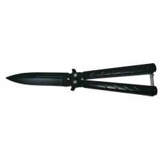 Briceag fluture DEPOX®, Noir-Palette, 22.5 cm, negru