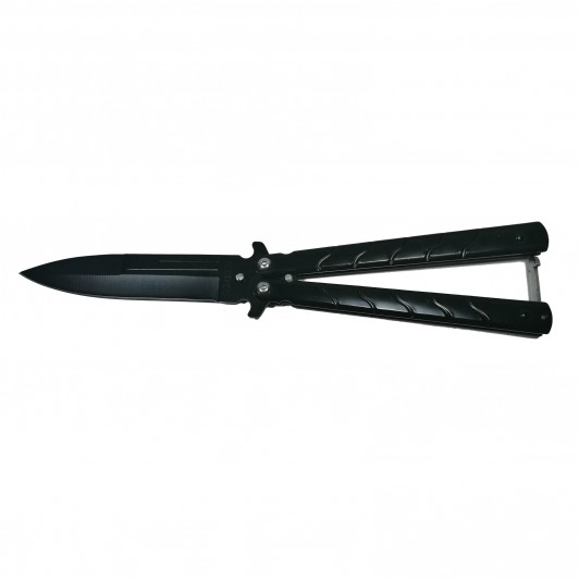 Briceag fluture DEPOX®, Noir-Palette, 22.5 cm, negru