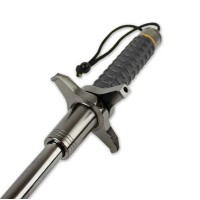 Set baston telescopic cu ciocan si spray cu piper, husa inclusa, 24-67 cm/50 ml