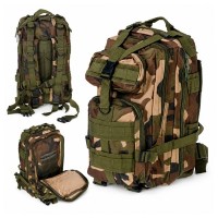 Rucsac Tactic Militar de Supraviețuire 28L, Camuflaj, Compartimente Multiple, Sistem MOLLE