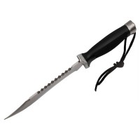 Cuțit tactic cu lamă fixă pentru activități outdoor și supraviețuire DEPOX®, otel inoxidabil, 30 cm