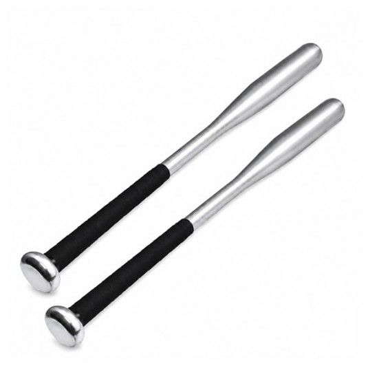 Set doua bate de baseball DEPOX®, aluminiu, 63 cm, argintiu