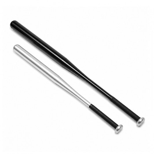 Set doua bate de baseball DEPOX®, aluminiu, 63 cm/80 cm, argintiu/negru