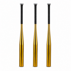 Set trei bate de baseball DEPOX®, aluminiu, 80 cm, auriu