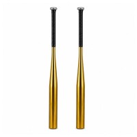 Set trei bate de baseball DEPOX®, aluminiu, 80 cm, auriu