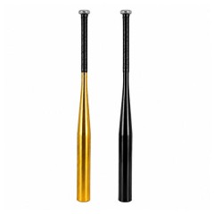 Set doua bate de baseball DEPOX®, aluminiu, 80 cm, auriu/negru