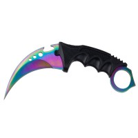 Set doua cutite de vanatoare DEPOX®, Fade Break, 19 cm, otel, multicolor