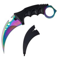 Set doua cutite de vanatoare DEPOX®, Fade Break, 19 cm, otel, multicolor
