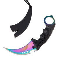 Set doua cutite de vanatoare DEPOX®, Fade Break, 19 cm, otel, multicolor