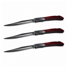 Set trei bricege de vanatoare, camping si pescuit DEPOX®, 26 cm​, husa inclusa