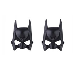 Set doua masti Batman DEPOX®, plastic, 22 cm x 15 cm, negru, marime universala