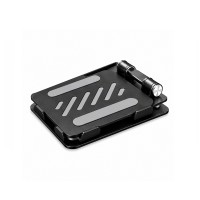 Suport pliabil metalic pentru telefon și tabletă DEPOX®, rotire 360°, reglabil 180°, compatibil 10–4