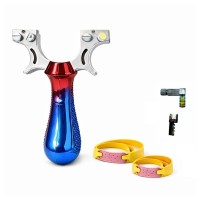 Set praștie profesională metalica cu laser si 110 bile metalice 8 mm DEPOX®, pentru vânătoare și tir outdoor, rosu/albastru, 11.5 cm Set praștie profesională metalica cu laser si 110 bile metalice 8 mm DEPOX®, pentru vânătoare și tir outdoor, rosu/albastru, 11.5 cm