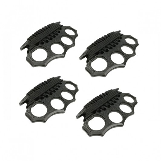 Set patru rozete DEPOX®, snur, negru, 12 cm Set patru rozete DEPOX®, snur, negru, 12 cm