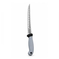 Set doua cuțite pentru filetat DEPOX®, lamă curbată din oțel inoxidabil cu alveole, mâner ergonomic Set doua cuțite pentru filetat DEPOX®, lamă curbată din oțel inoxidabil cu alveole, mâner ergonomic
