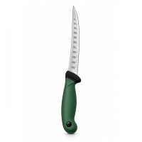 Set trei cuțite pentru filetat DEPOX®, lamă curbată din oțel inoxidabil cu alveole, mâner ergonomic Set trei cuțite pentru filetat DEPOX®, lamă curbată din oțel inoxidabil cu alveole, mâner ergonomic