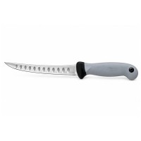 Set doua cuțite pentru filetat DEPOX®, lamă curbată din oțel inoxidabil cu alveole, mâner ergonomic