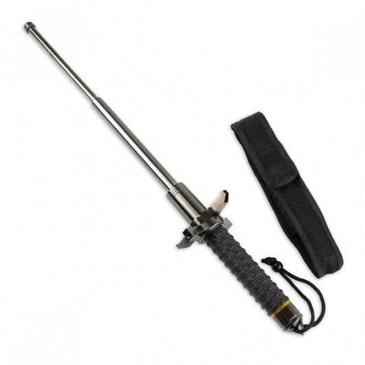 Baston telescopic DEPOX®, spărgător de geamuri, mâner antiderapant, husa inclsa, 24-67 cm Baston telescopic DEPOX®, spărgător de geamuri, mâner antiderapant, husa inclsa, 24-67 cm