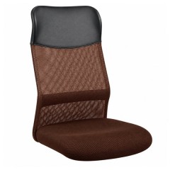 Ansamblu șezut și spătar pentru scaun de birou DEPOX®, material mesh, maro/negru, 46 x 47 cm