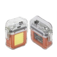Bricheta cu plasma si lanterna LED DEPOX®, portabila, waterproof, 6x5,5x2cm