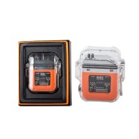 Bricheta cu plasma si lanterna LED DEPOX®, portabila, waterproof, 6x5,5x2cm