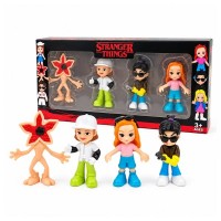 Set patru figurine Stranger Things, DEPOX®, multicolor, 5/7 cm