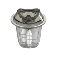 Tocător electric de bucătărie DEPOX®, bol din sticlă 1,5 L, 6 lame din inox, 400–500 W