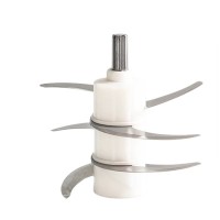 Tocător electric de bucătărie DEPOX®, bol din sticlă 1,5 L, 6 lame din inox, 400–500 W