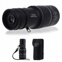 Luneta de camping si vanatoare   Monocular, 16x52, negru, husa inclusa