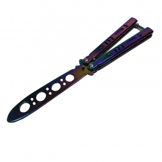 Briceag de antrenament, otel inoxidabil, Rainbow Training, multicolor, 21.5 cm Briceag de antrenament, otel inoxidabil, Rainbow Training, multicolor, 21.5 cm